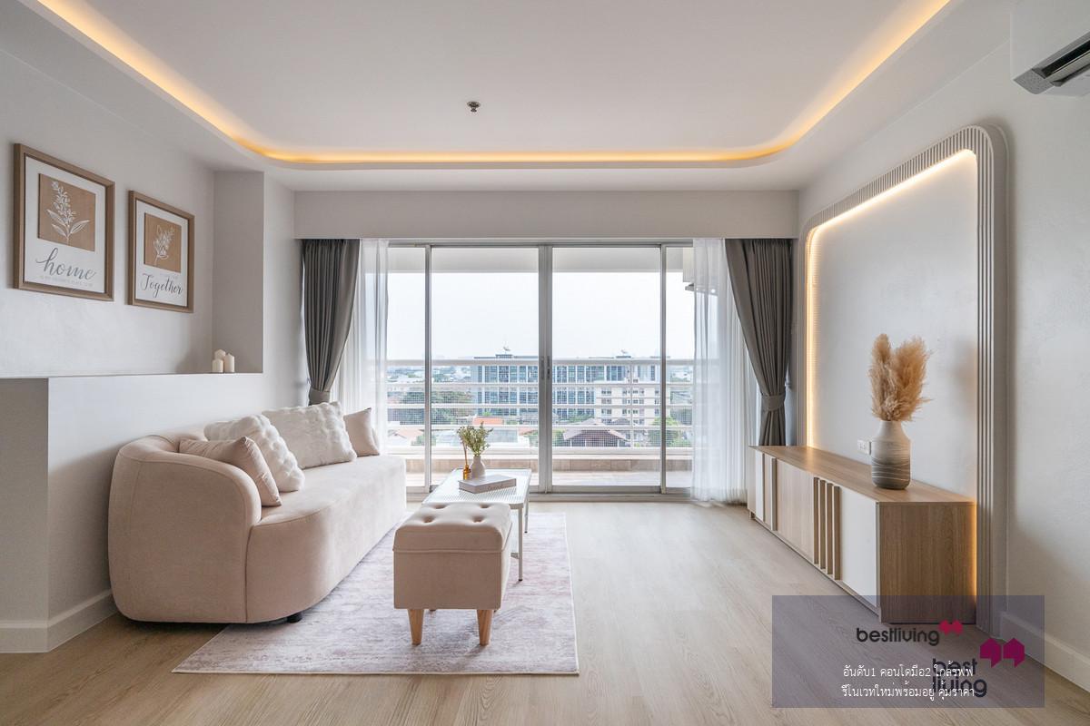 คอนโดโชคชัย 4 ใกล้ MRT ห้องใหญ่ 2 นอน ชั้นสูง อยู่สบาย