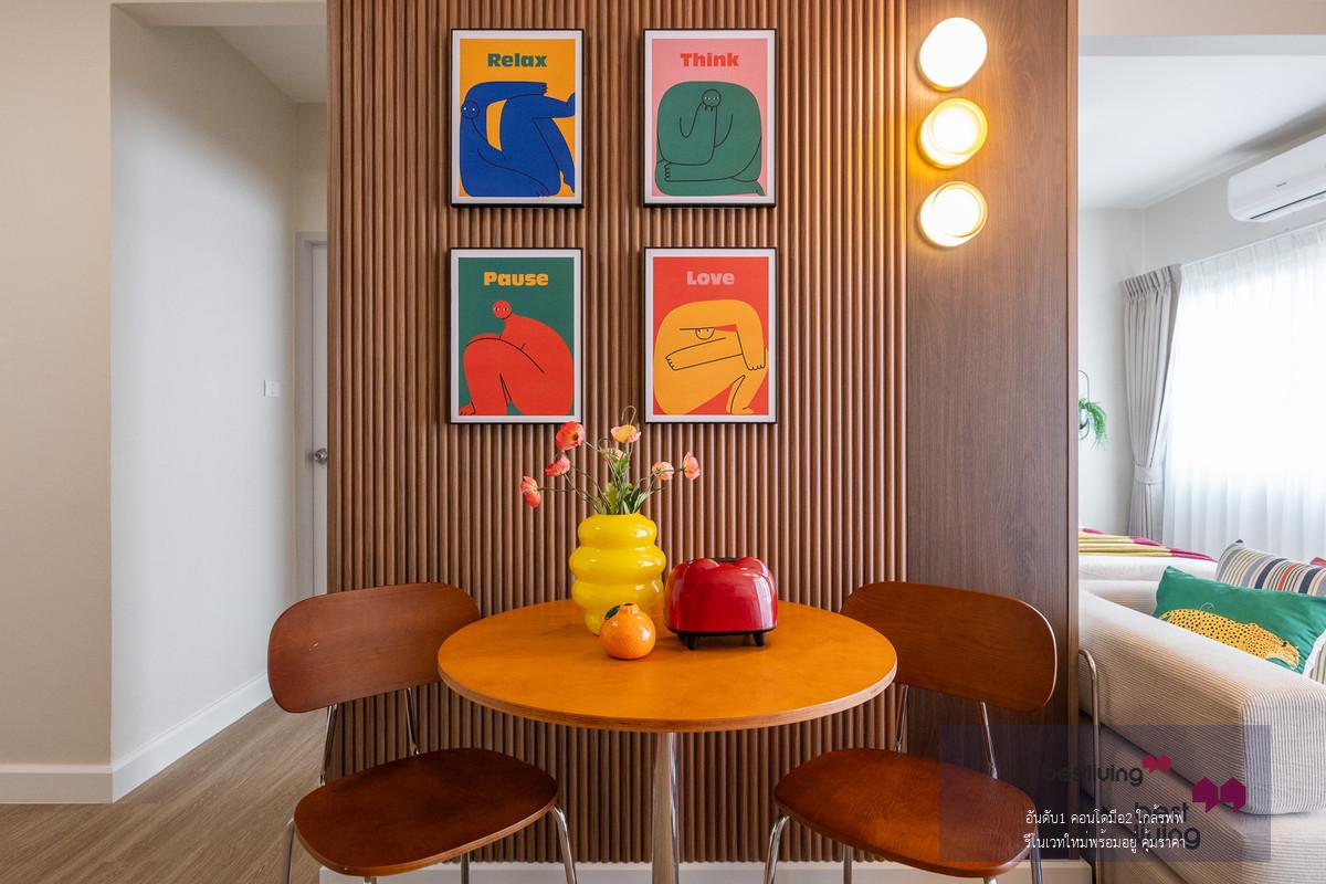 A Space Sukhumvit 77 ห้องวิวสระ ระเบียงทิศตะวันออก