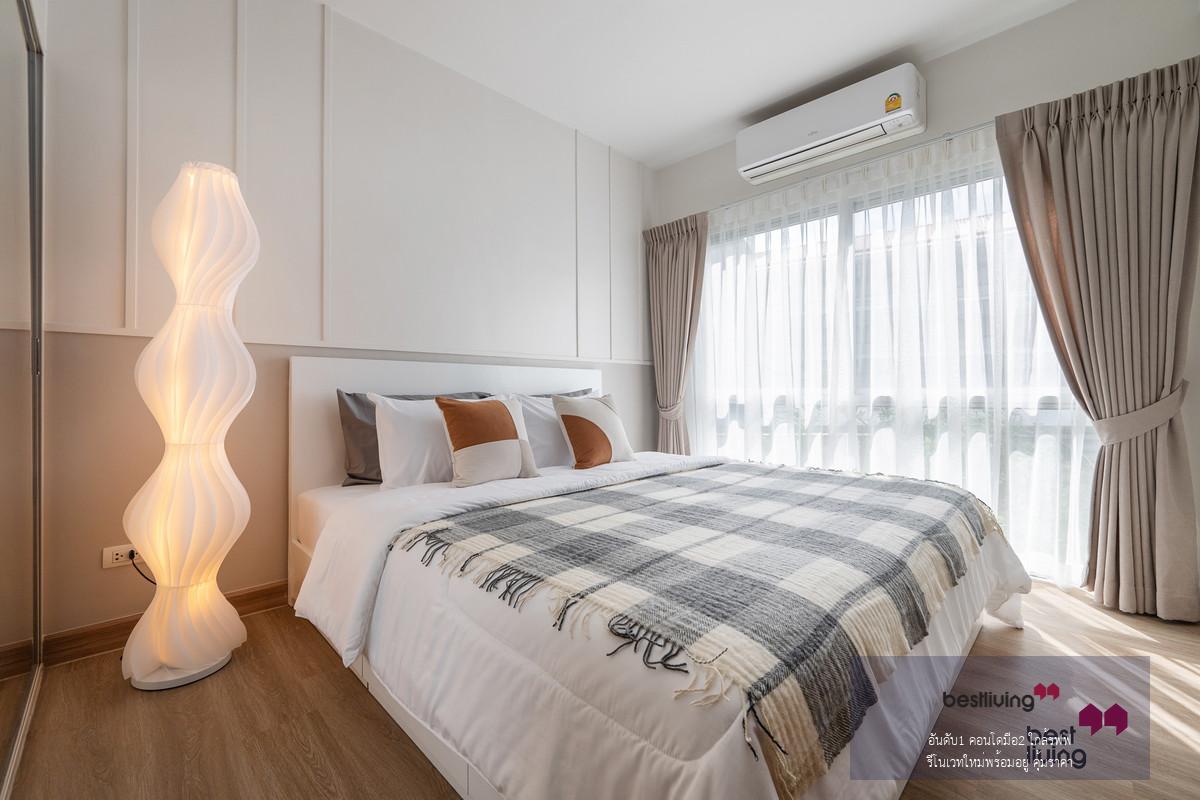 A Space Sukhumvit 77 ห้องสวย ชั้น 3 ระเบียงกว้าง อยู่สบาย