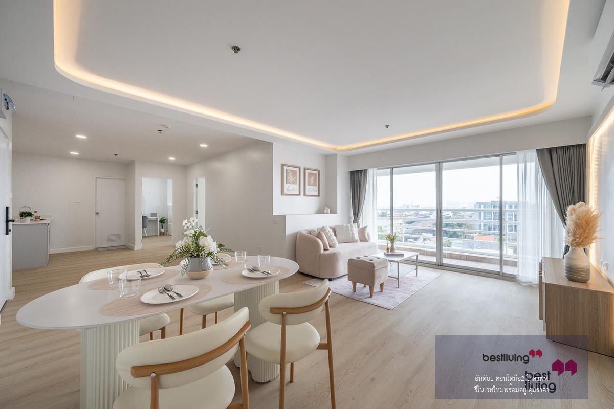 คอนโดโชคชัย 4 ใกล้ MRT ห้องใหญ่ 2 นอน ชั้นสูง อยู่สบาย