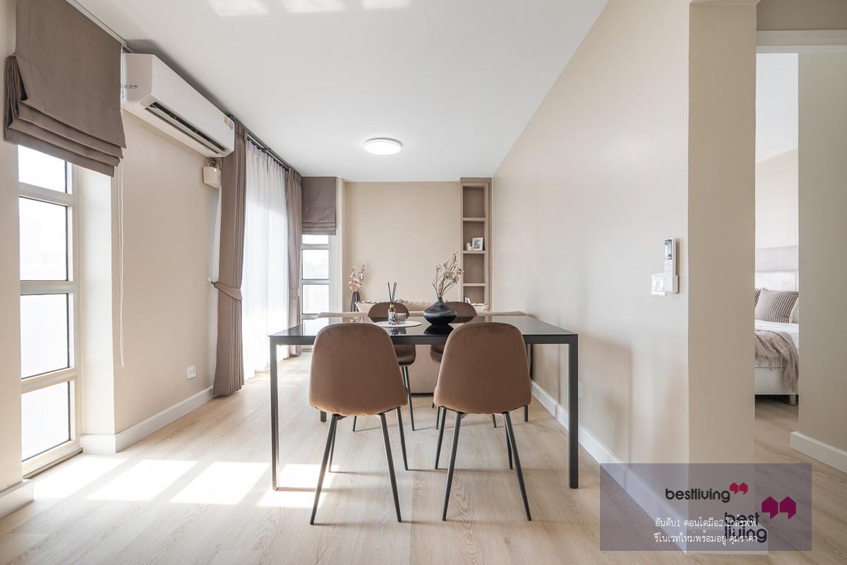 คอนโด 2 ห้องนอน เมืองทองธานี ห้องมุม ครัวใหญ่ วิวโล่ง