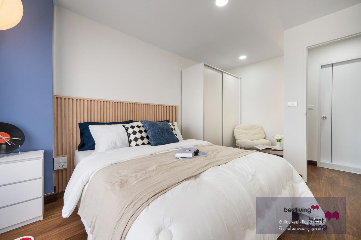 ขายคอนโด MRT หัวหมาก 5 นาที 42 ตร.ม. 2 ระเบียง